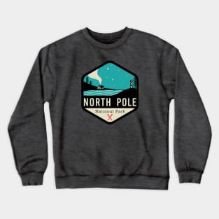 North Pole National Park Badge Crewneck Sweatshirt